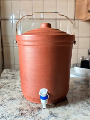 Premium Terracotta Clay Water Can – 5 Liters