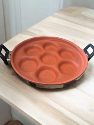 Teracotta Clay Appe Cooker with Glass Lid