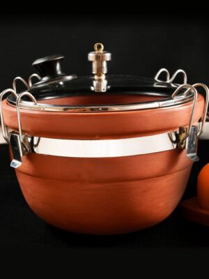Clay Steam Cooker with glass lid – 3LTR