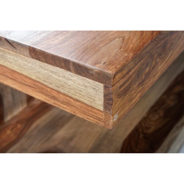 Sheesham Wood Flyer Coffee Table | Center Table - Image 3