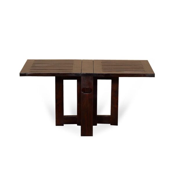 Foldable Coffee Table (Walnut Finish) - Image 2