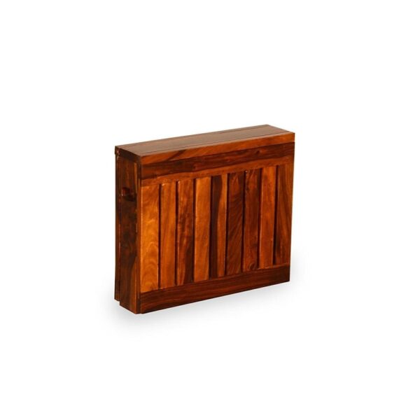 Foldable Coffee Table (Honey Finish) - Image 3