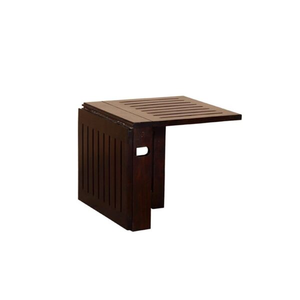 Foldable Coffee Table (Walnut Finish) - Image 3