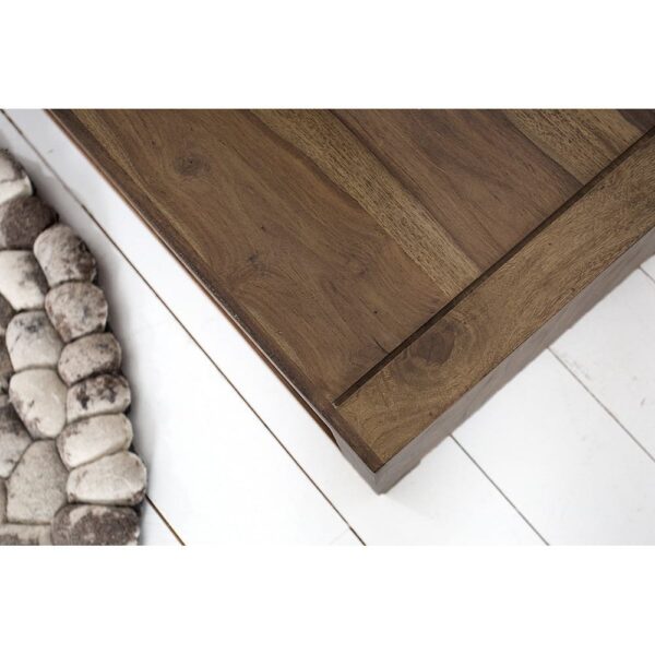 Providence Solid Sheesham Wood Tv unit | Coffee table in Walnut Finish - Image 5